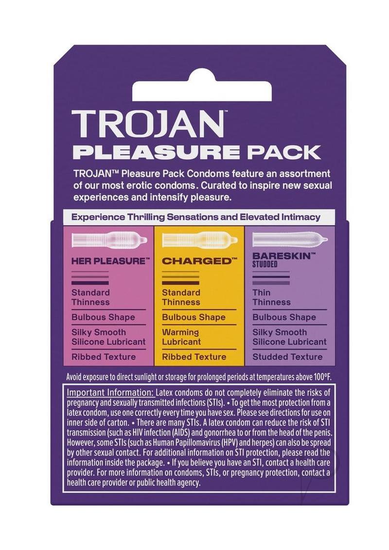Trojan Pleasure Pack 3ct
