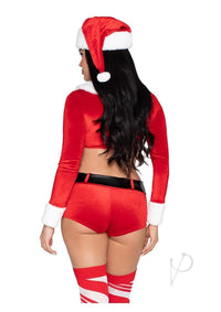 Christmas Cutie Costume Sm Red/wht 4pc