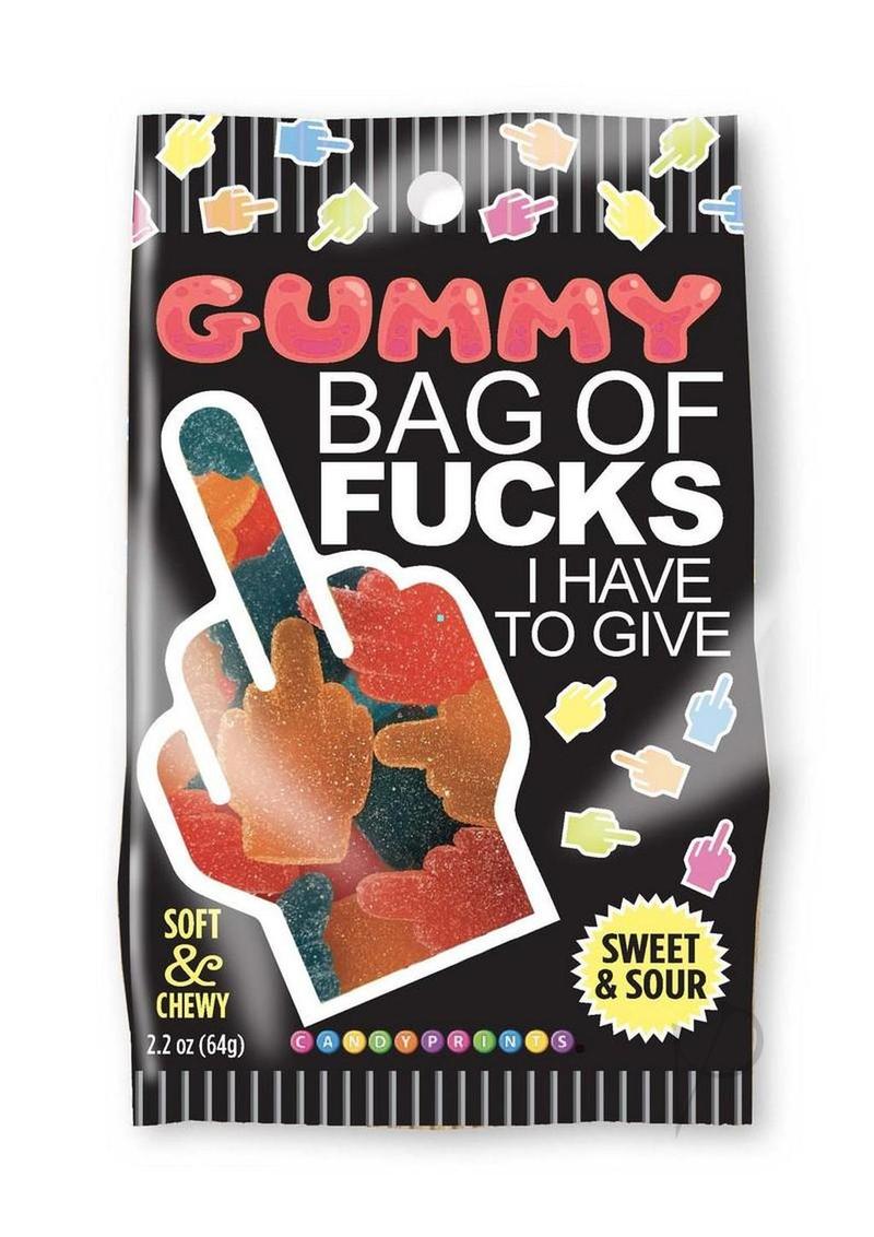 Bag Of Fucks I Have To Give Sour Gummies