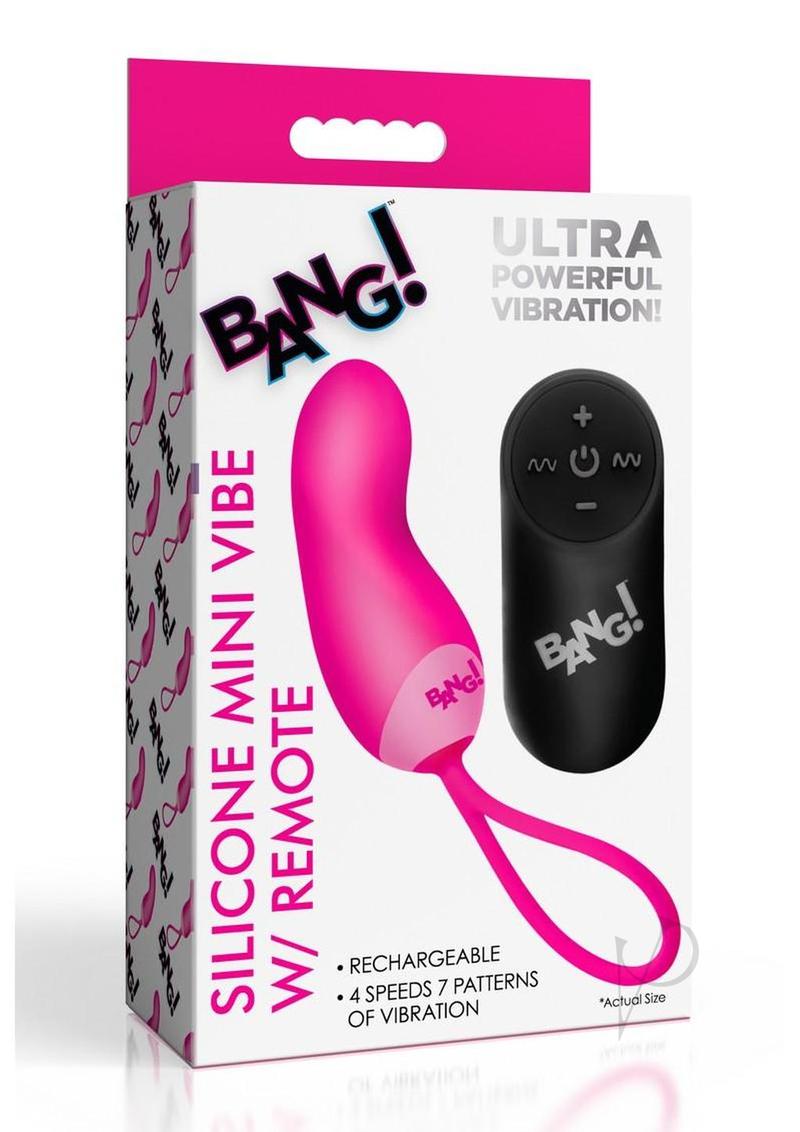 Bang Silicone Mini Vibe Remote Pnk