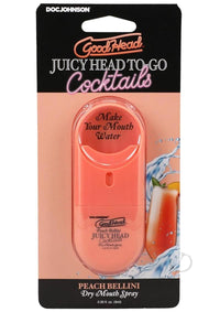 Juicy Head To Go Cocktail Peach Bellini