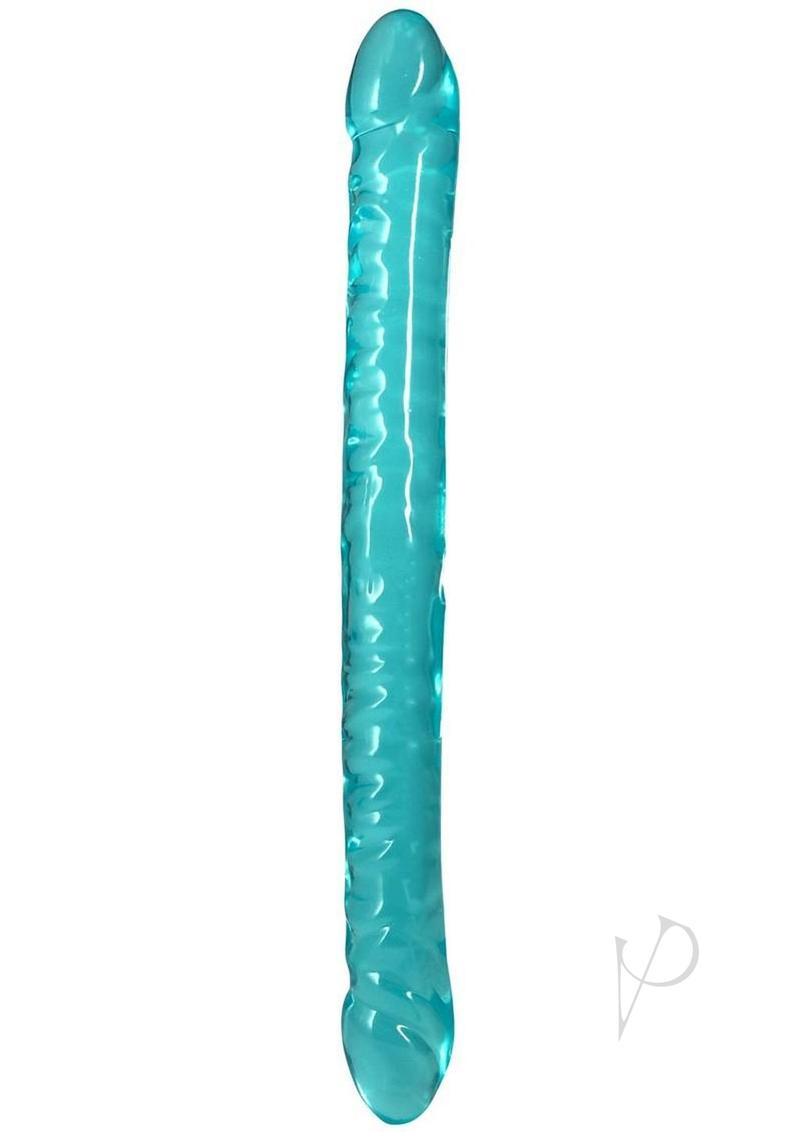 Crystal Jellies 18 Dbl Dong Teal