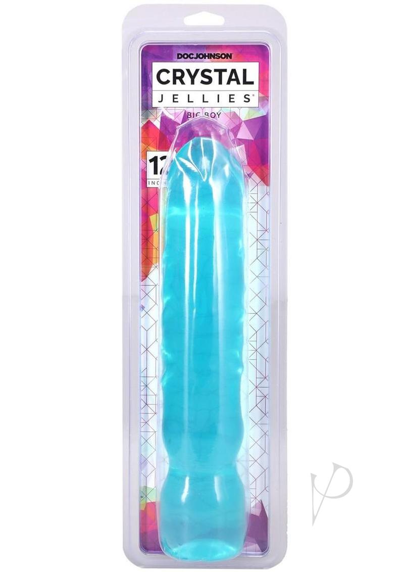 Crystal Jellies Big Boy Dong 12 Teal