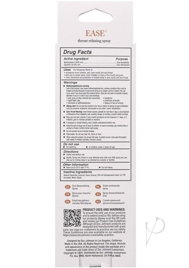 Intimate Enhance Ease Spray 2oz Salt Car