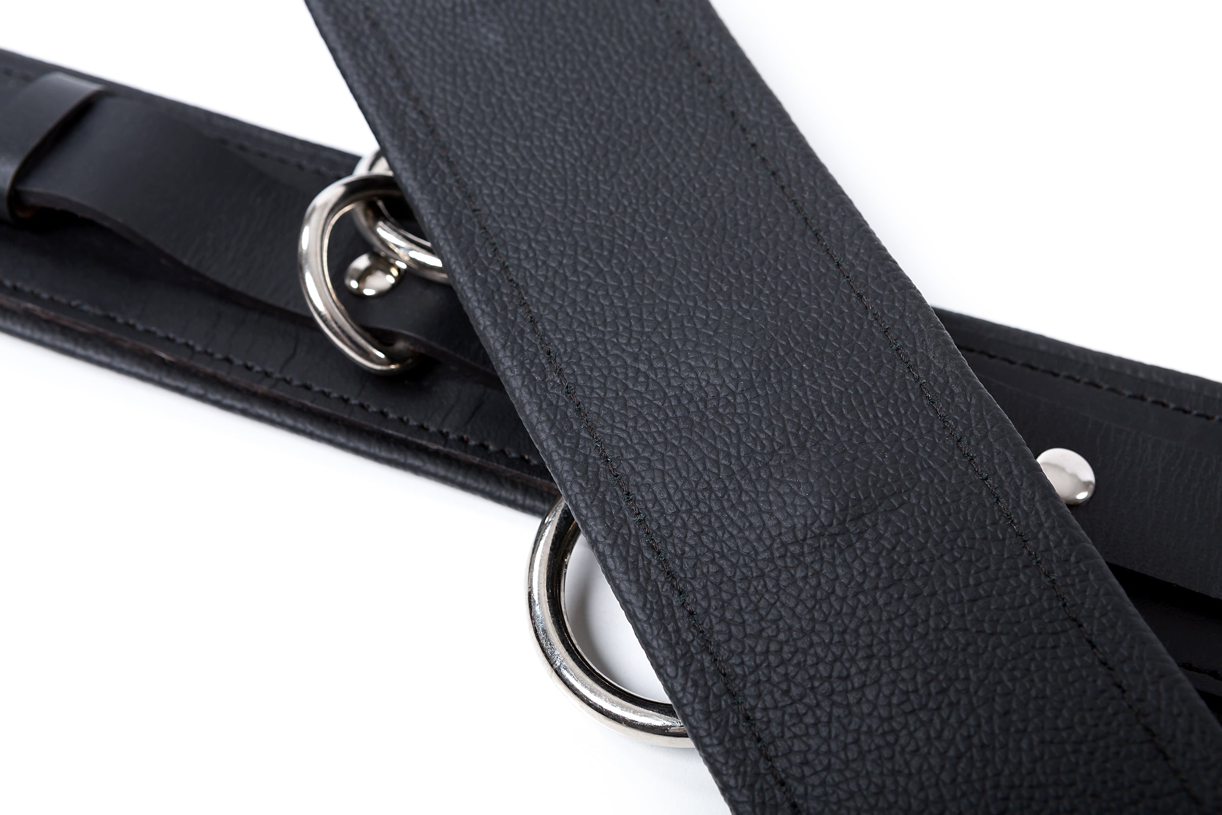 Extreme Leather Bondage Cuffs