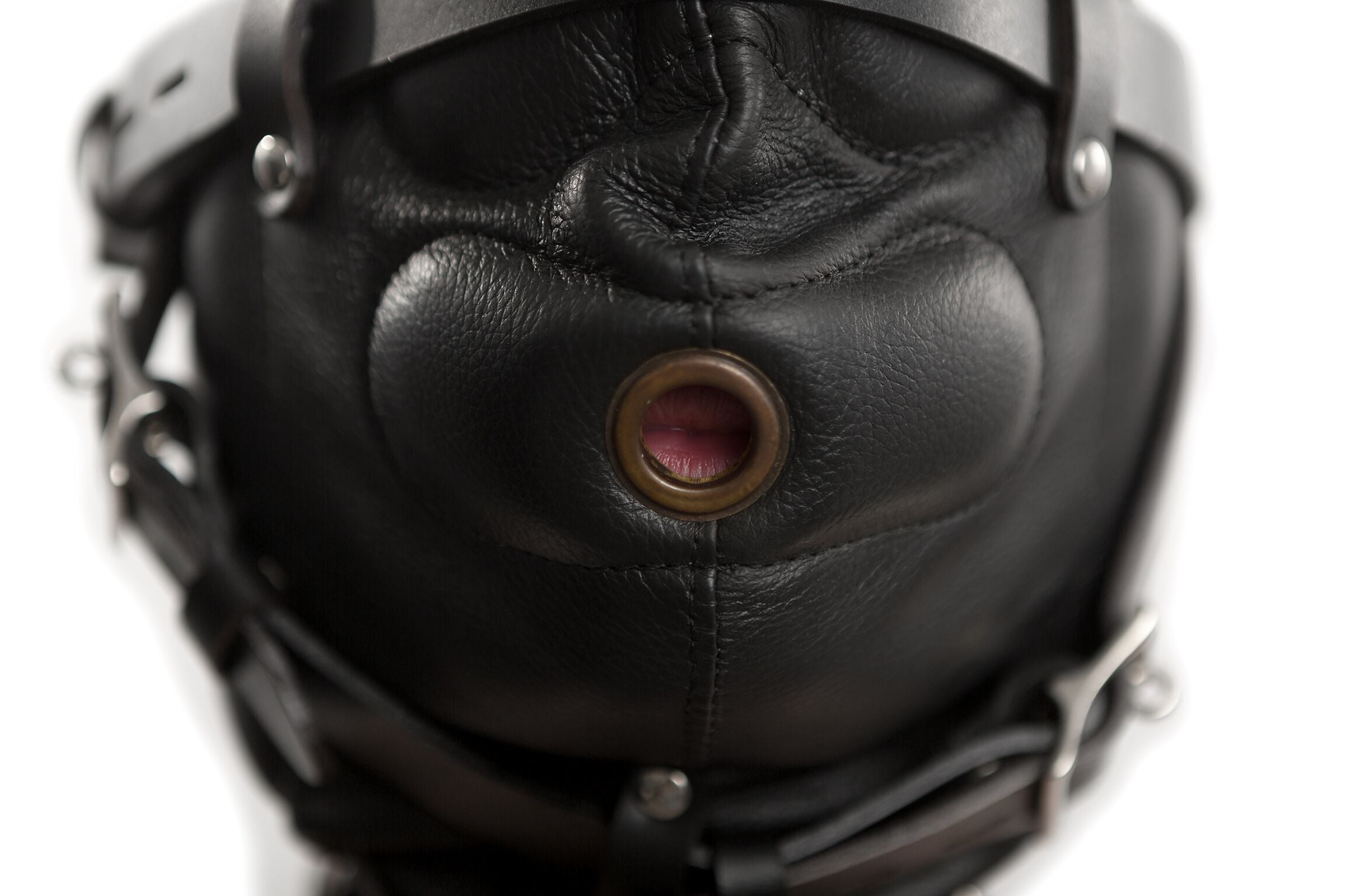 PREMIUM LEATHER SENSORY DEPRIVATION HOOD