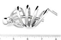 TIGHT SQUEEZE IMPALER STEEL CHASTITY DEVICE