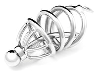 TIGHT SQUEEZE IMPALER STEEL CHASTITY DEVICE