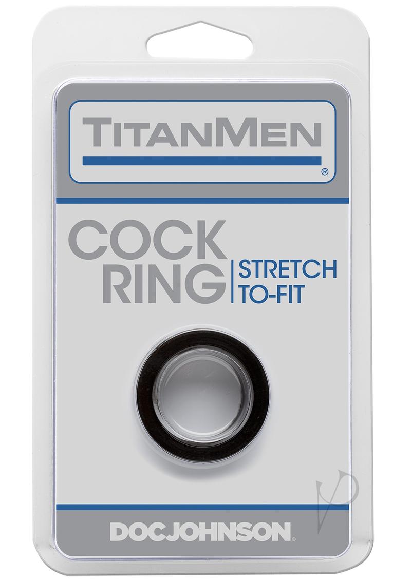 Titanmen Cock Ring Black
