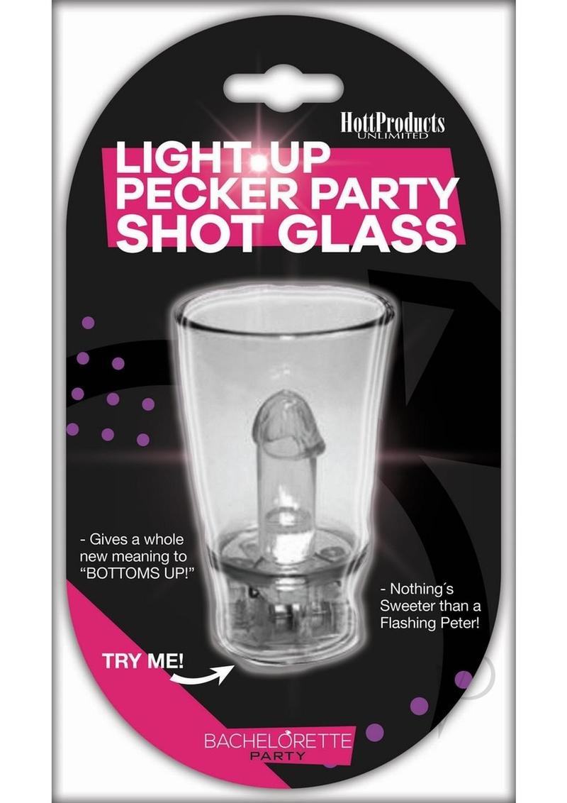 Hanging Light Up Shot Glass Clear
