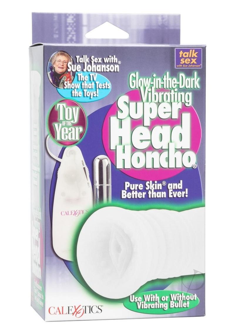 Glow In Dark Super Head Honcho White