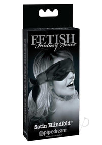 Ffle Satin Blindfold Black