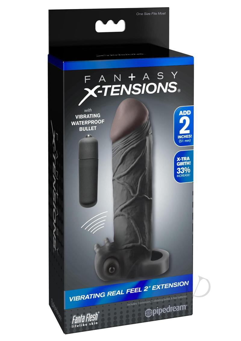 Fx Vibrating Real Feel 2 Xtension Black