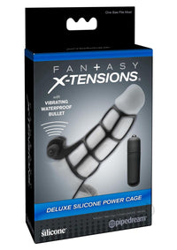 Fx Deluxe Silicone Power Cage Black