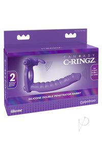 Fcr Silicone Double Pene Rabbit Purple