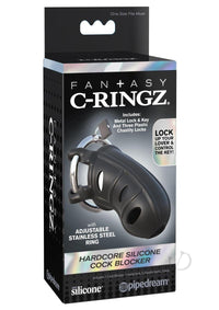 Fcr Hardcore Silicone Cock Block Black