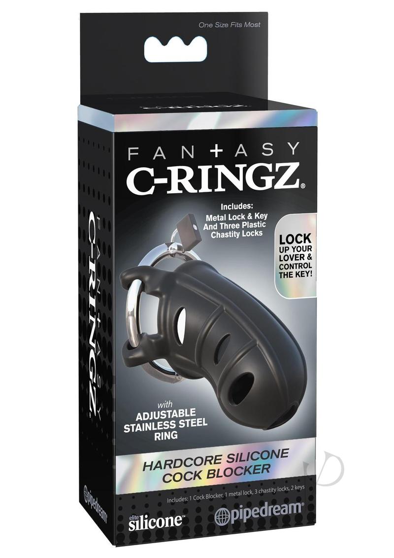 Fcr Hardcore Silicone Cock Block Black