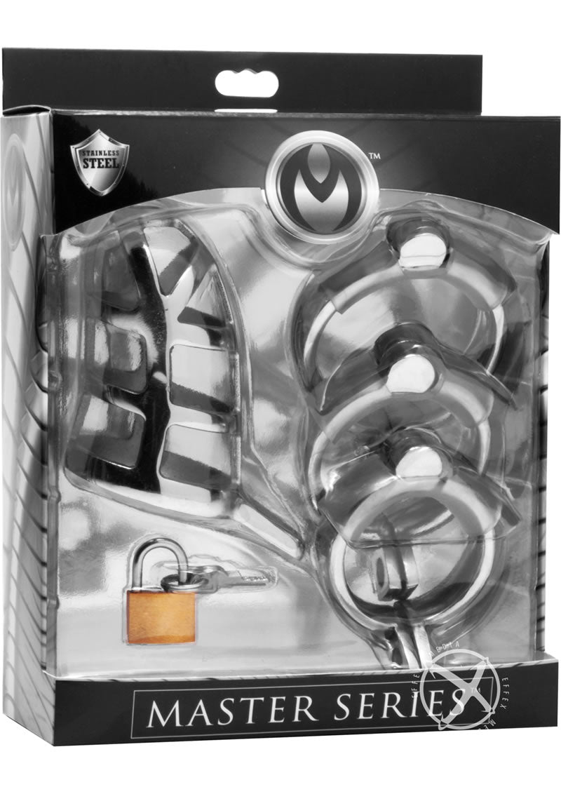 Detained Stainless Steel Chastity Cage