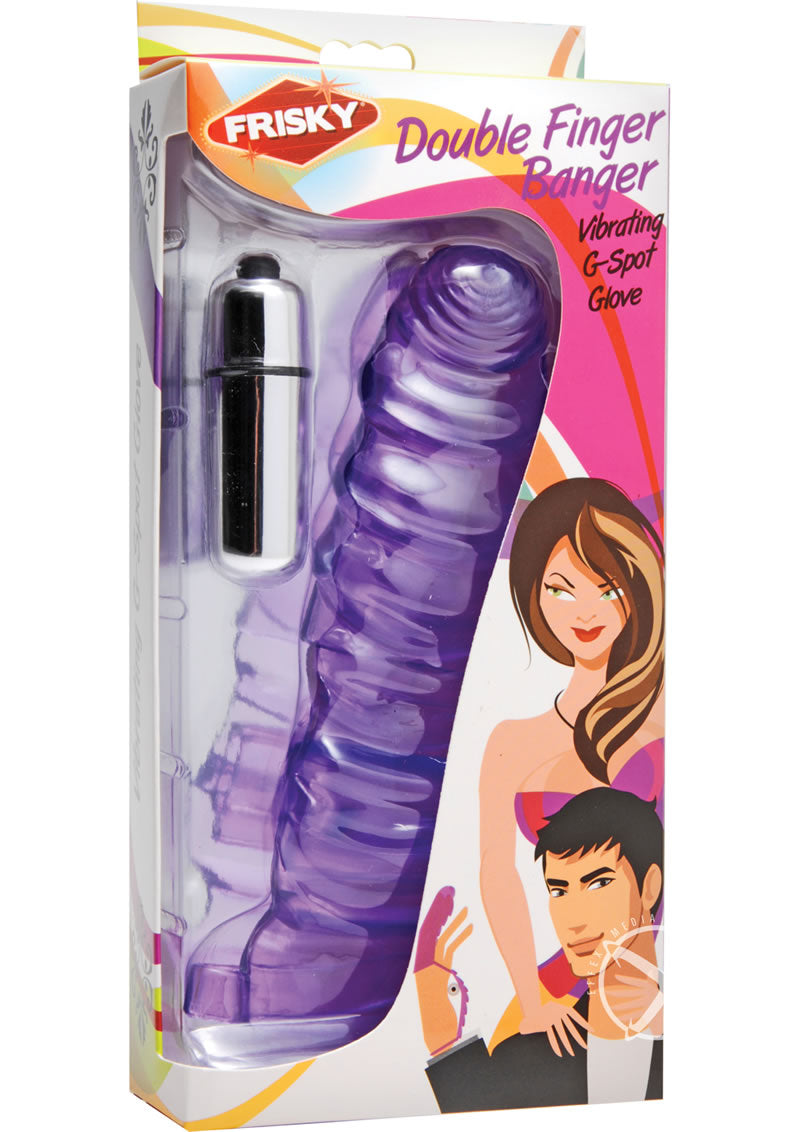 Frisky Dbl Finger Bang Vibe G-spot Glove