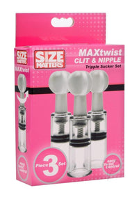 Size Matter Clit and Nip Triple Sucker Set