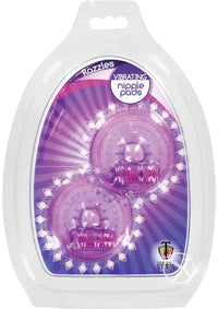 Trinity V Razzle Vibe Nipple Pads Purp