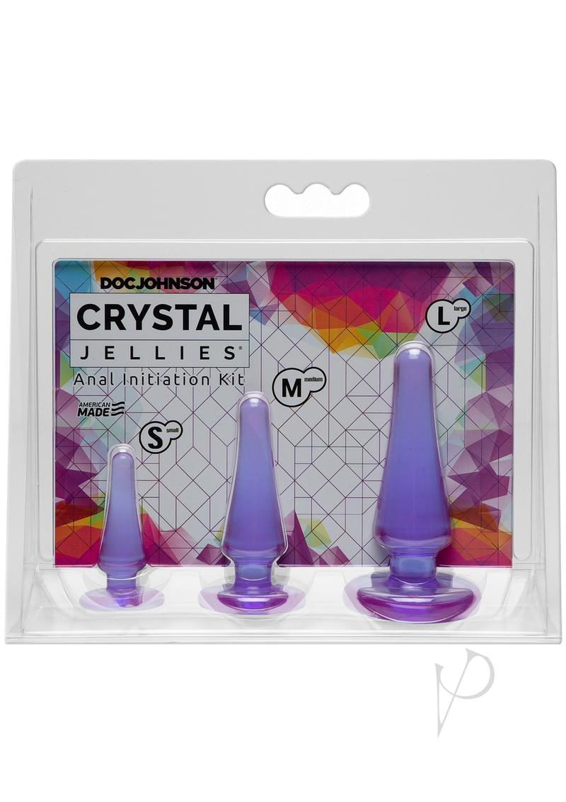 Crystal Jellies Anal Initiation Kit Purp