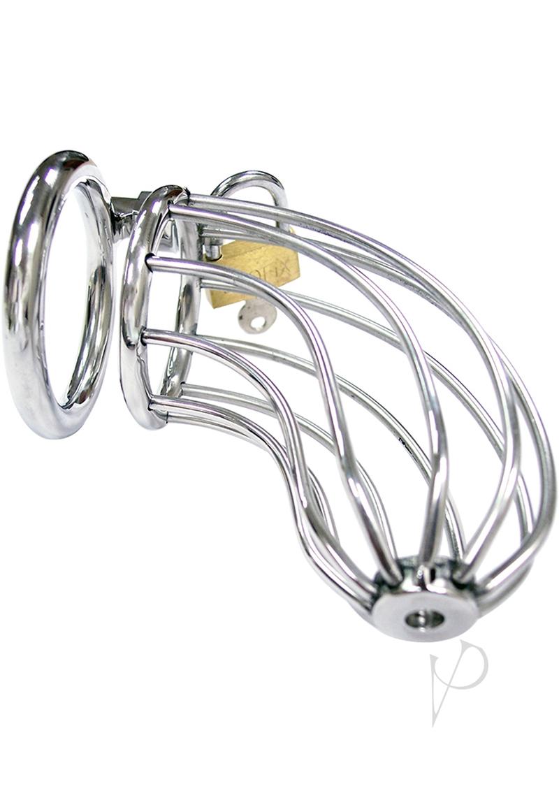 Rouge Chastity Cock Cage With Padlock