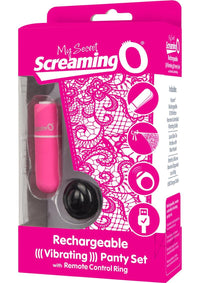 My Secret Remote C Panty Rechr Pnk-indiv