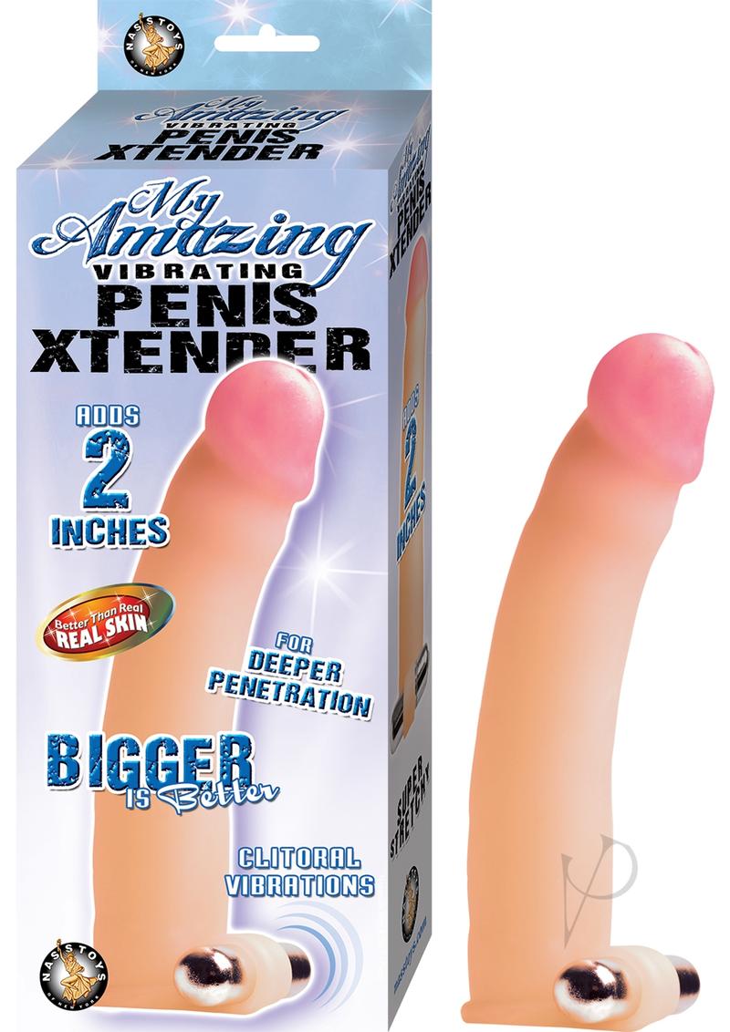My Amazing Vibrating Penis Xtender Flesh