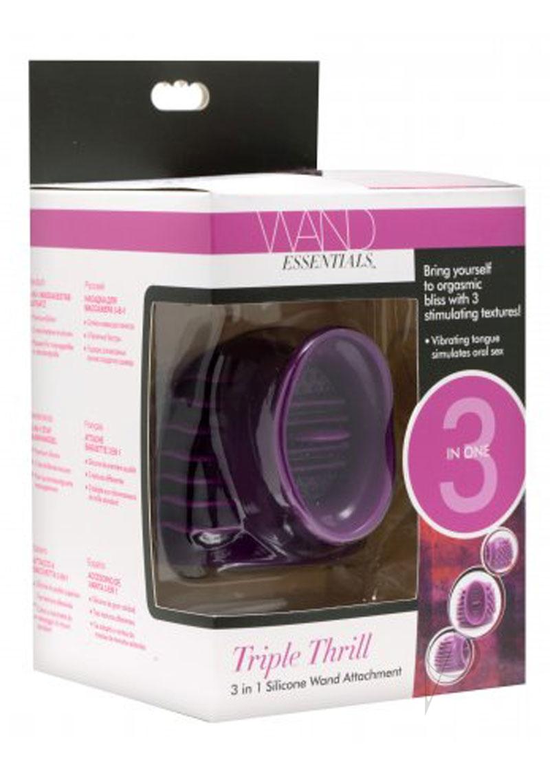 Triple Thrill 3 in 1 Silicone Wand Attachment