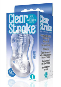 The 9 Clear Stroke Twister Masturbator