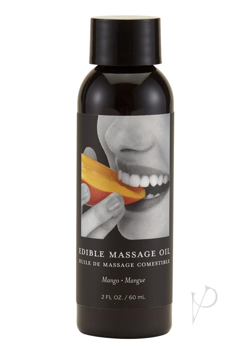 Edible Tropical Massage Oil Mango 2 Oz
