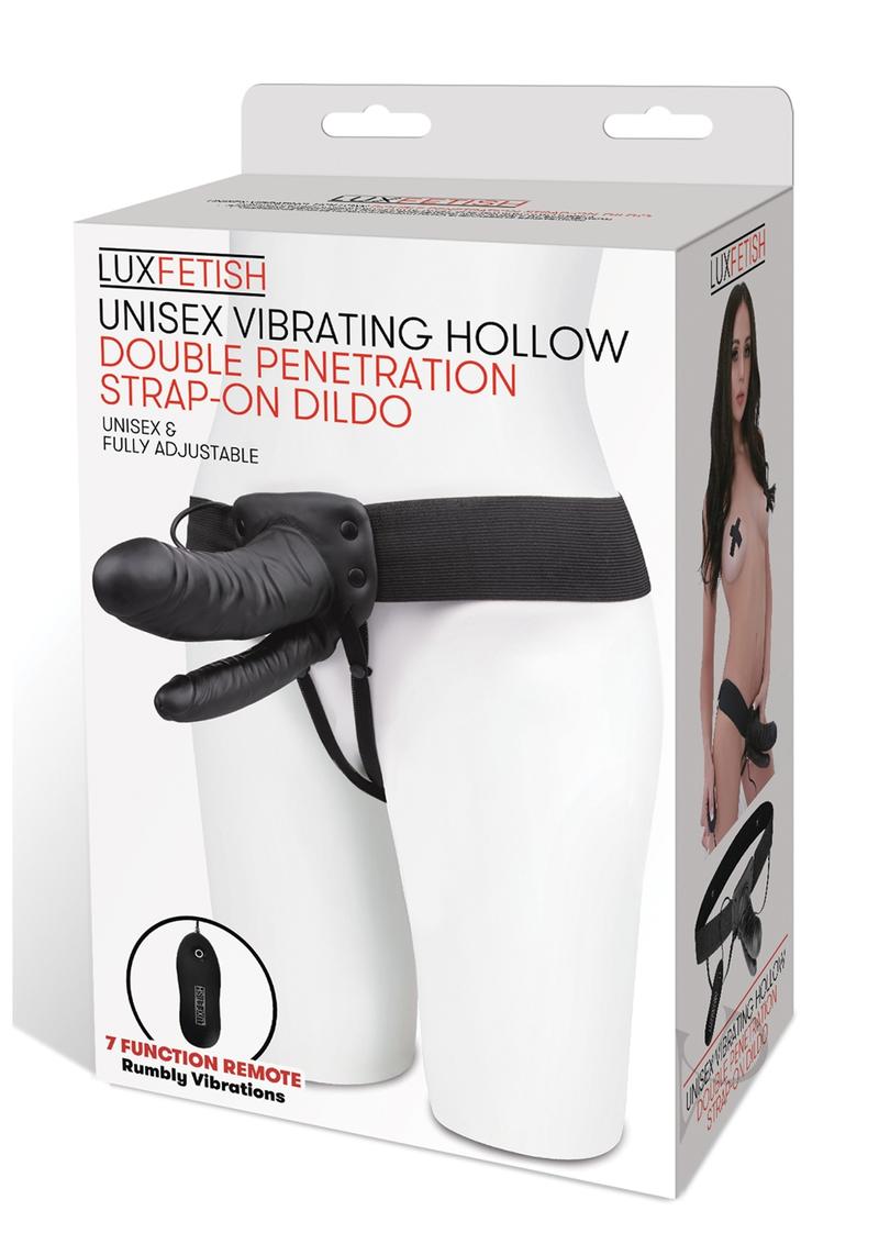 Lux F Unisex Vibe Double Strap On Dildo