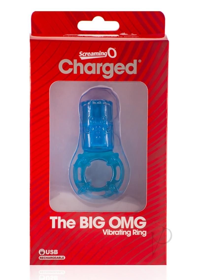 Big Omg Vibratin Ring Blu-individual