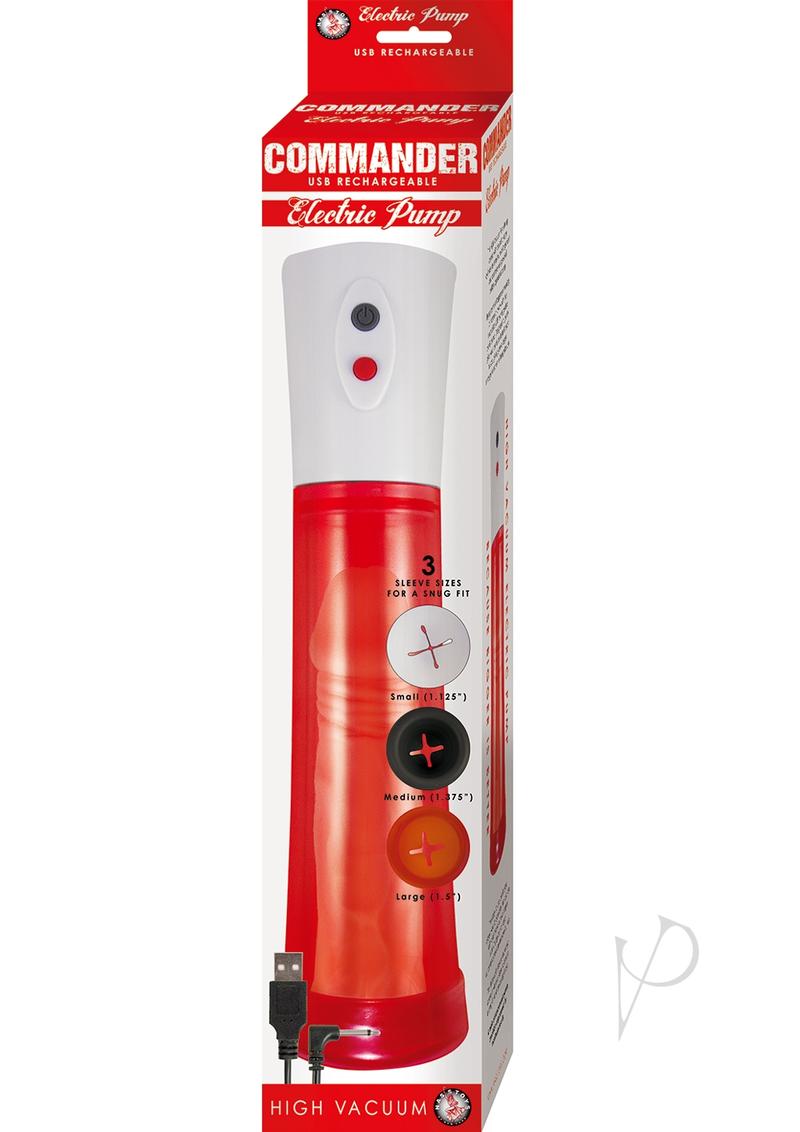 Commander Electric Pump Red