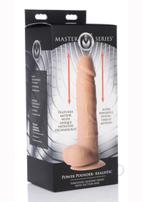 Ms Power Pounder Thrusting Dildo Tan