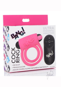 Bang C-ring and Bullet W/remote Pink