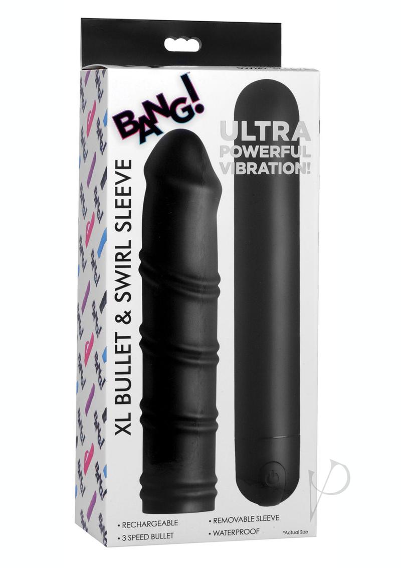 Bang Xl Bullet and Swirl Sleeve Black