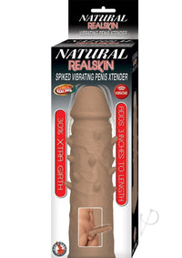 Natural Realskin Spiked Vibe Xtend Brown