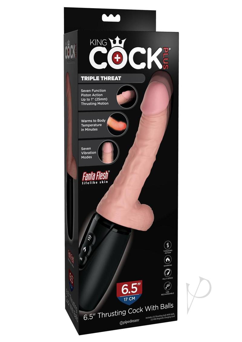 Kc 6.5 Thrusting Cock W Balls Flesh