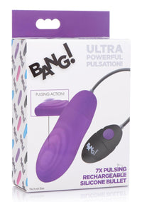 Bang 7x Pulsing Recharge Bullet Purple