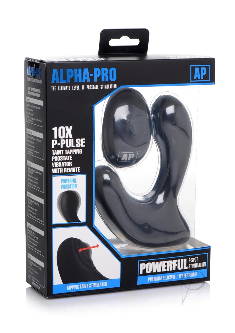 Alpha Pro 10x P Pulse Taint Vibe Black