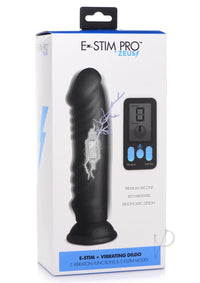 Zeus Vibe and Estim Dildo W/remote Black