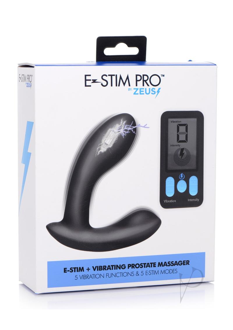 Zeus Vibe and Estim P Massager W/remote