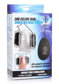 Tm Twin Bullet Penis Head Teaser Remote