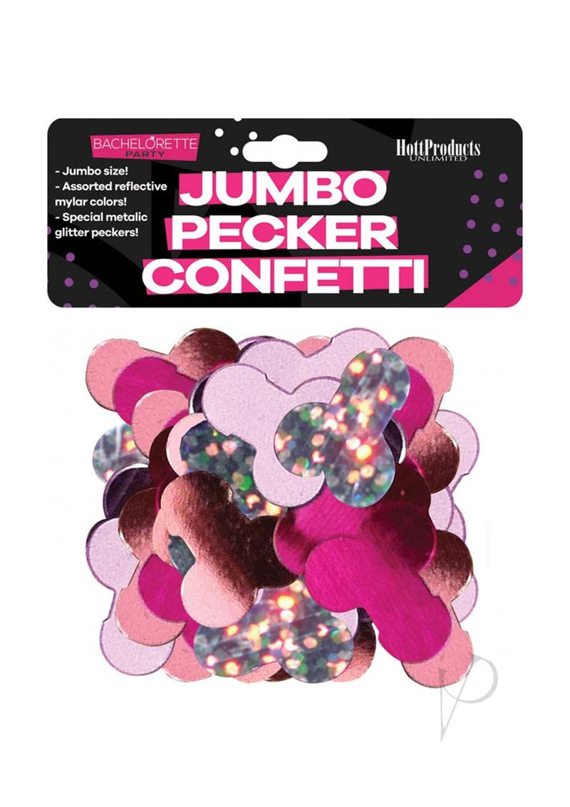 Jumbo Mylar Pecker Party Confetti