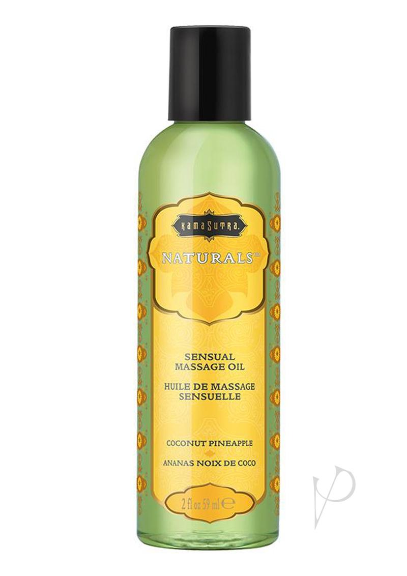 Naturals Massage Oil Coconut-pineap 2oz