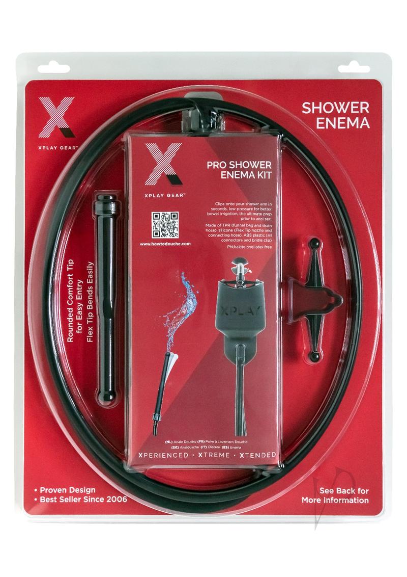 Xplay Pro Shower Douche Black – FetishToyBox