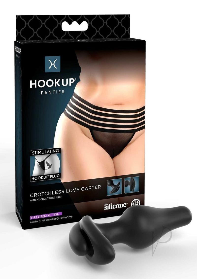 Hookup Pant Crotch Lov Gart Qs Blk(disc)
