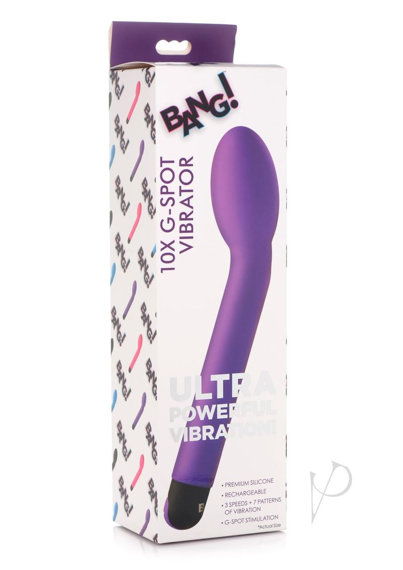 Bang 10x Gspot Vibrator Purple